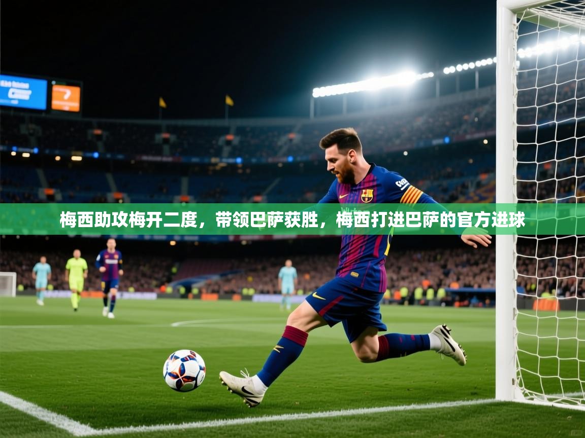 梅西助攻梅开二度，带领巴萨获胜，梅西打进巴萨的官方进球  第2张