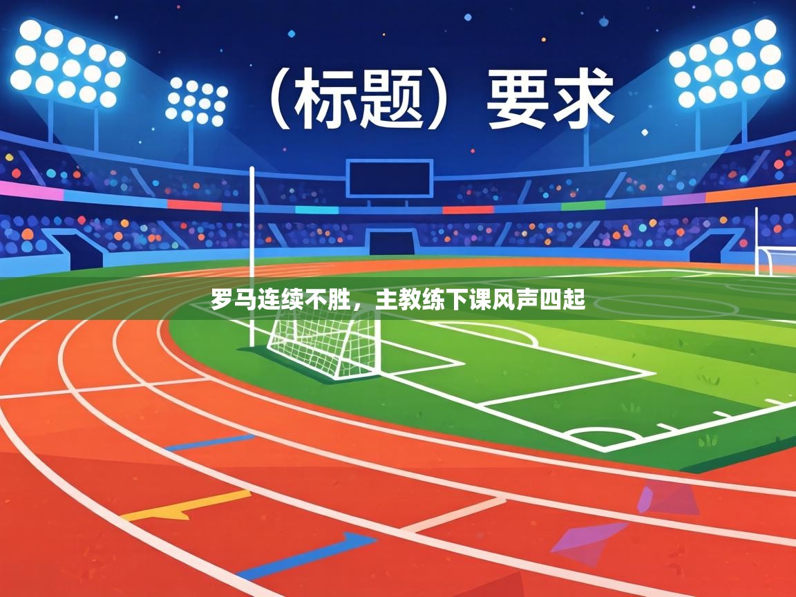 罗马连续不胜，主教练下课风声四起  第2张